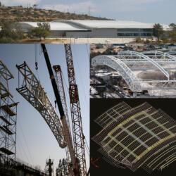 Steel Structure For Spyrou Kyprianou Sports Hall In Limassol
